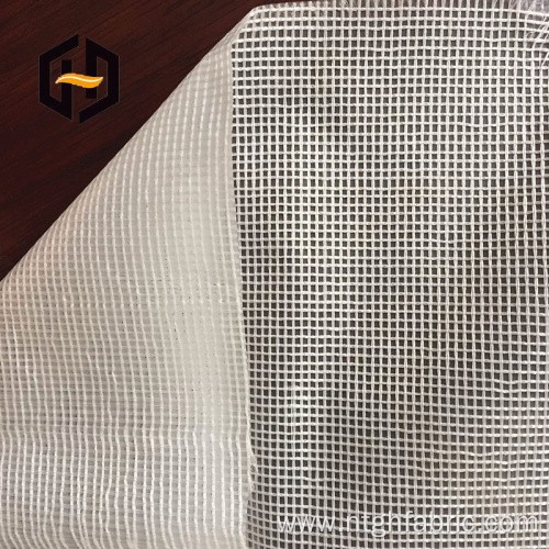 Laid scrim polyester grey backing fabric for leather